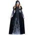 Women Halloween costumes Cosplay Costume Vintage Witch Long Sleeve Maxi Dress - menochic